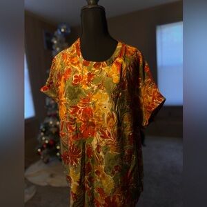 Autumn Floral Women's Blouse